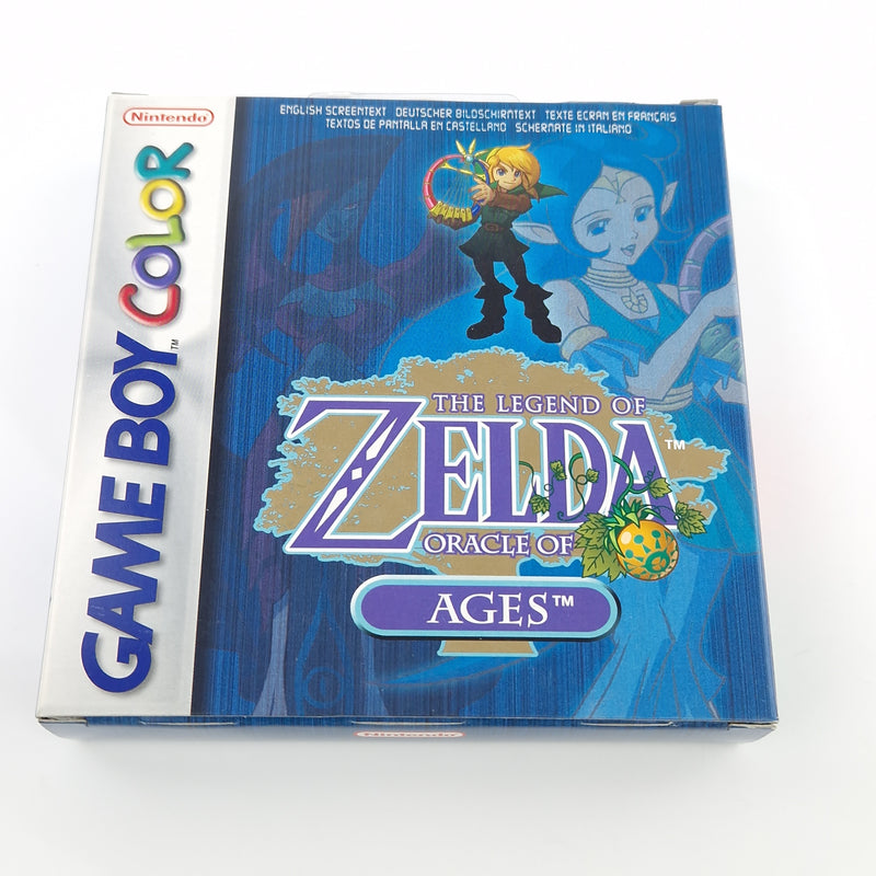 Nintendo Game Boy Color Spiel : The Legend of Zelda Oracle of Ages - GBA OVP PAL