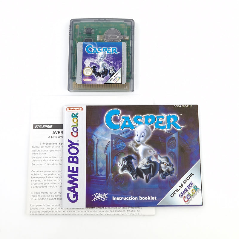 Nintendo Game Boy Color Spiel : Casper - GBC Modul Anleitung OVP PAL