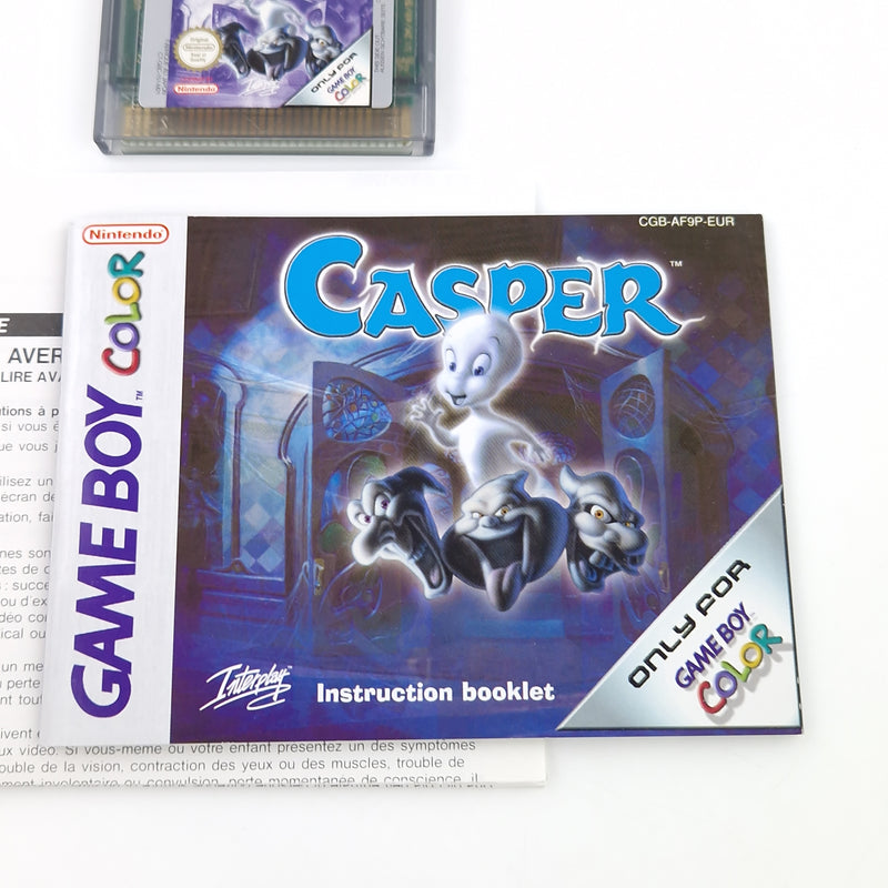 Nintendo Game Boy Color Spiel : Casper - GBC Modul Anleitung OVP PAL