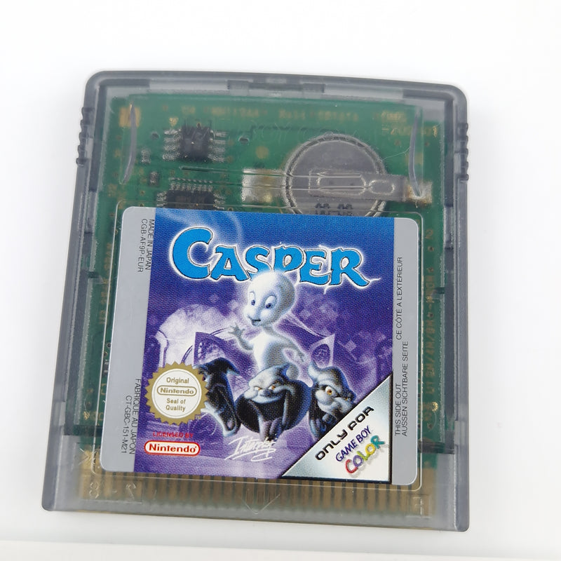 Nintendo Game Boy Color Spiel : Casper - GBC Modul Anleitung OVP PAL