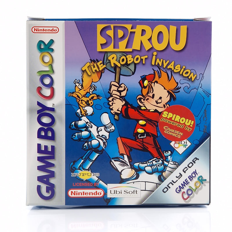 Nintendo Game Boy Color Spiel : Spirou The Robot Invasion - GBC OVP PAL