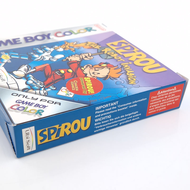 Nintendo Game Boy Color Spiel : Spirou The Robot Invasion - GBC OVP PAL