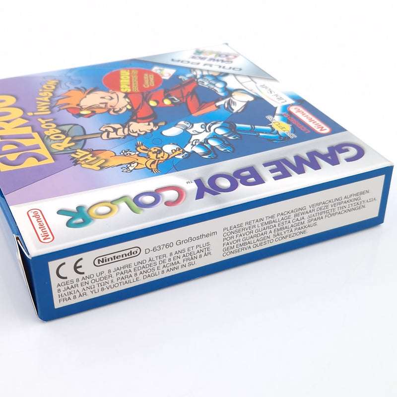 Nintendo Game Boy Color Spiel : Spirou The Robot Invasion - GBC OVP PAL