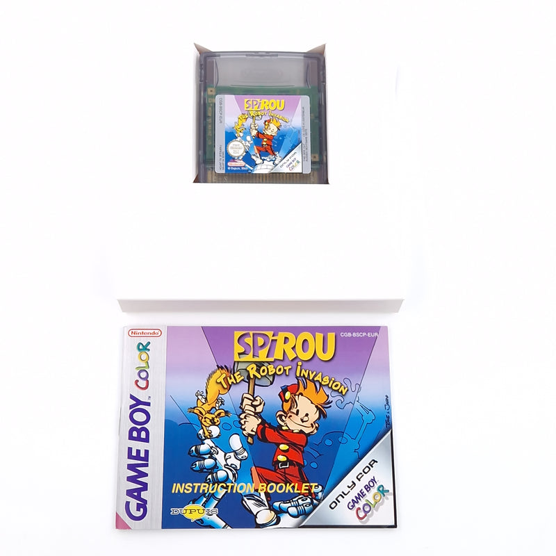 Nintendo Game Boy Color Spiel : Spirou The Robot Invasion - GBC OVP PAL