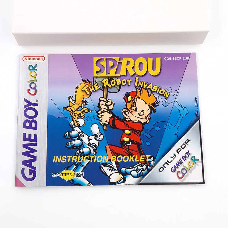 Nintendo Game Boy Color Spiel : Spirou The Robot Invasion - GBC OVP PAL