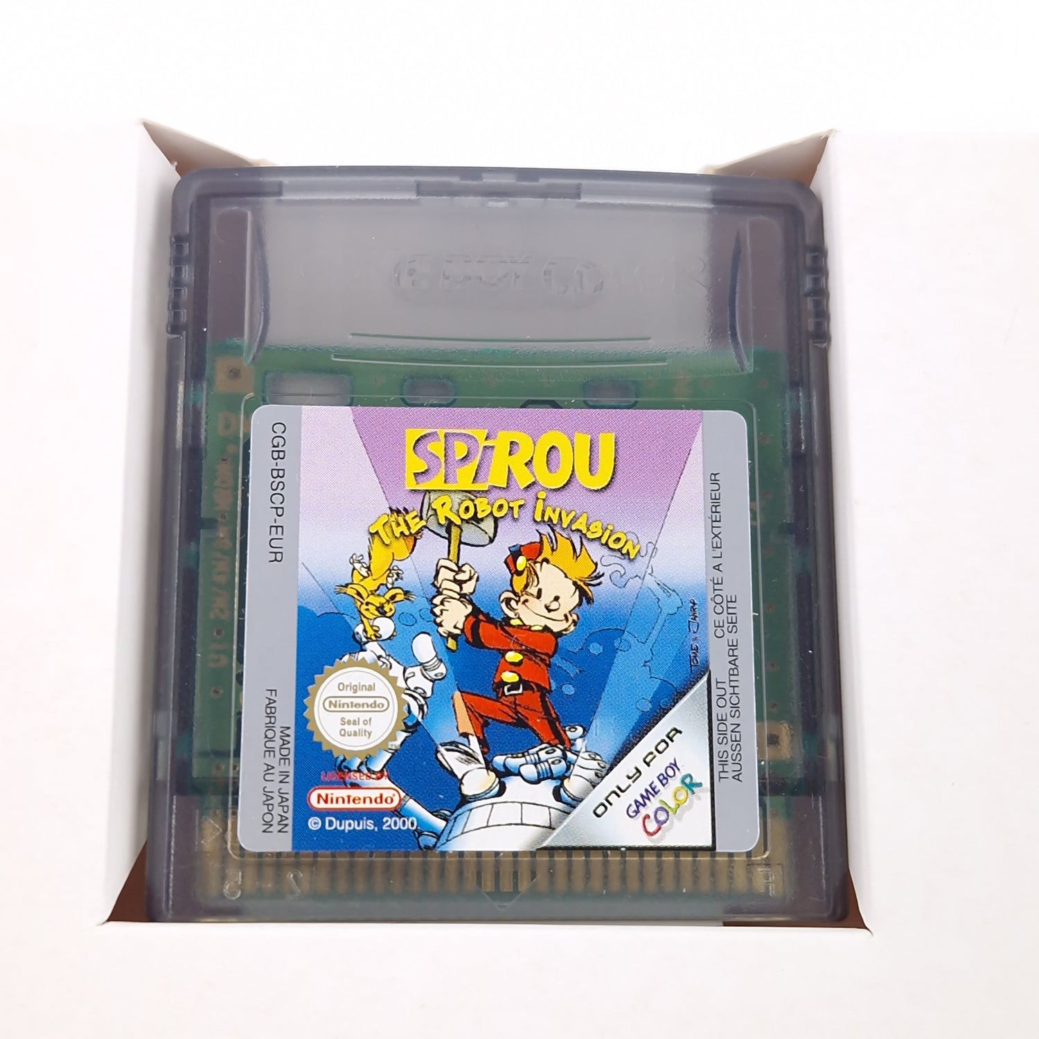 Nintendo Game Boy Color Spiel : Spirou The Robot Invasion - GBC OVP PAL