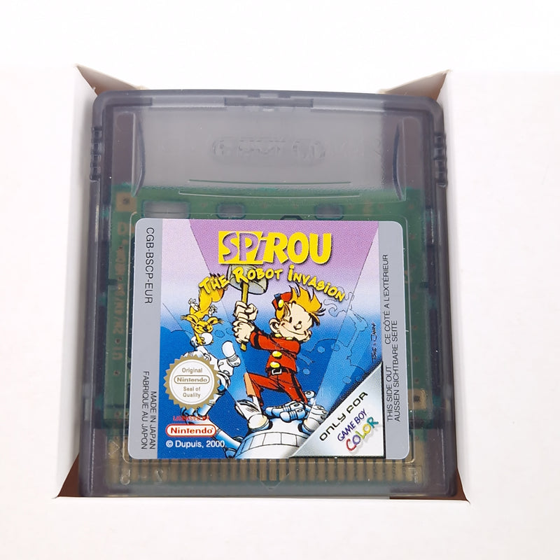 Nintendo Game Boy Color Spiel : Spirou The Robot Invasion - GBC OVP PAL