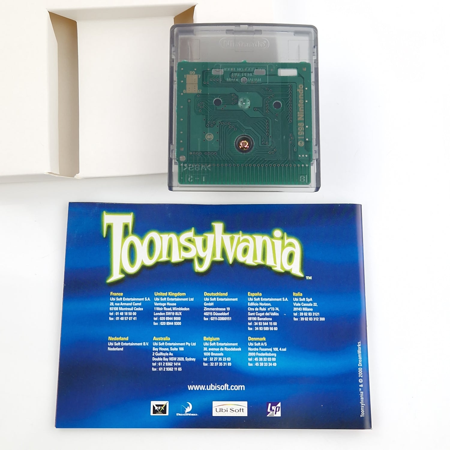 Nintendo Game Boy Color Spiel : Toonsylvania - Gameboy GBC OVP PAL