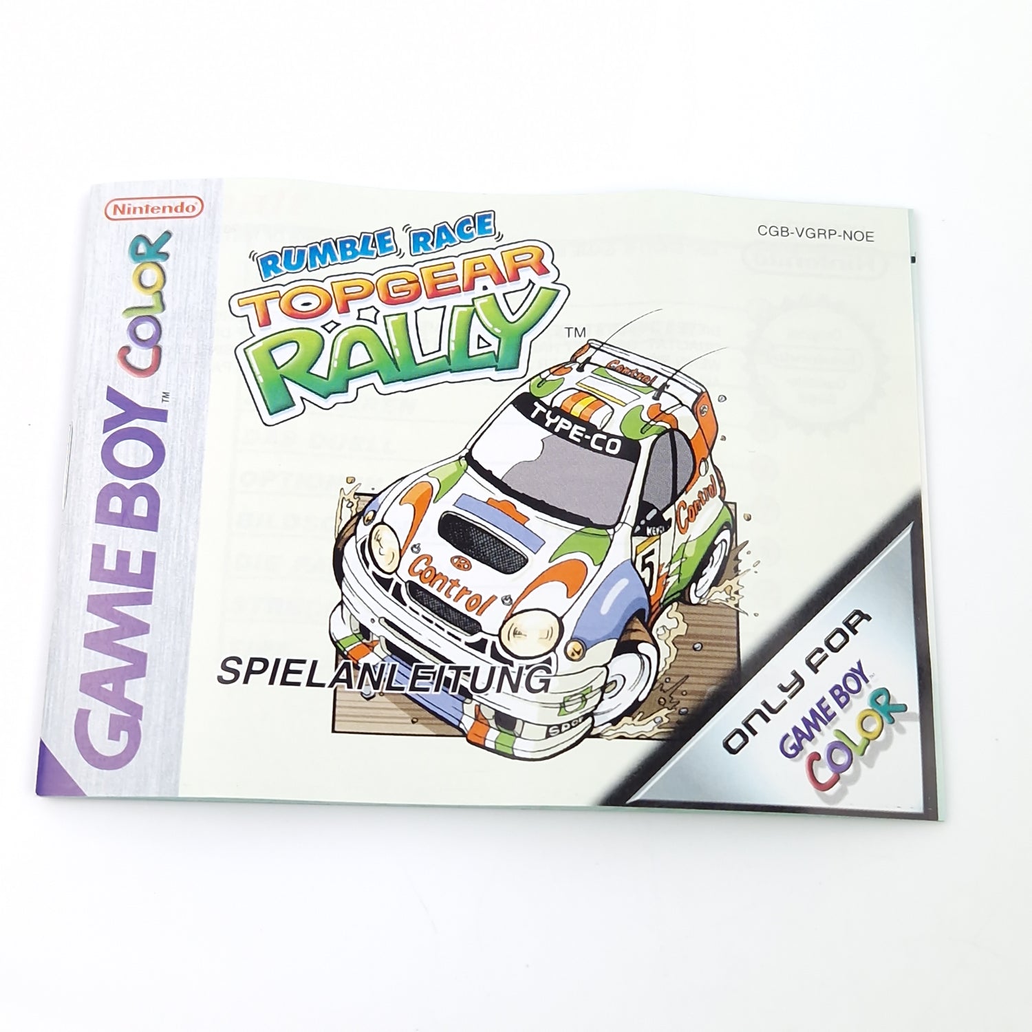 Nintendo Game Boy Color Spiel : Rumble Race Topgear Rally - Gameboy GBC OVP PAL