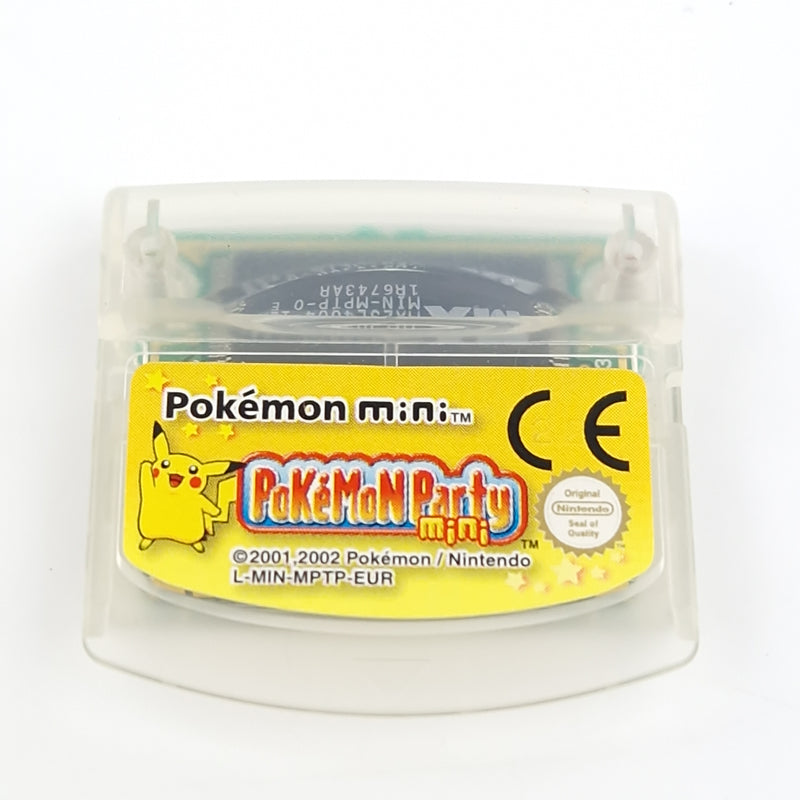 Nintendo Pokemon Mini Spielekonsole MIN-001 + Pokemon Party Spiel Handheld