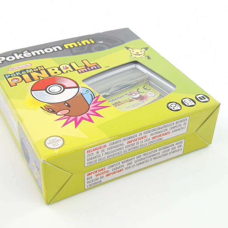 Nintendo Pokemon Mini Spiel : Pokemon Pinball Mini - OVP Game PAL