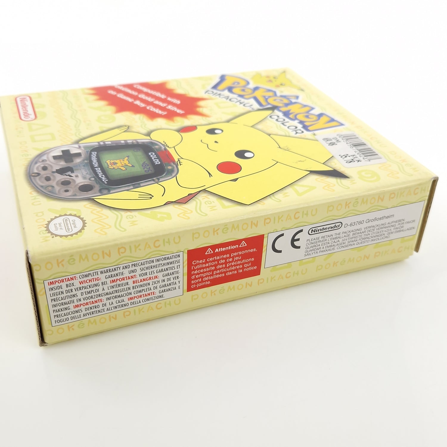 Nintendo Pokemon Pikachu COLOR Tamagotchi - Pedometer Schrittzähler Konsole 02