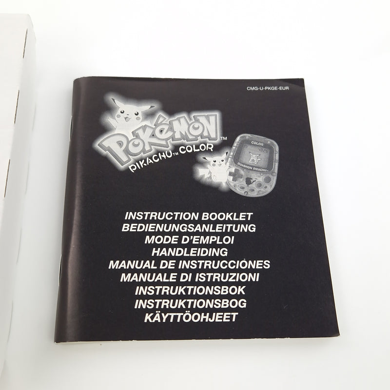Nintendo Pokemon Pikachu COLOR Tamagotchi - Pedometer Schrittzähler Konsole 02