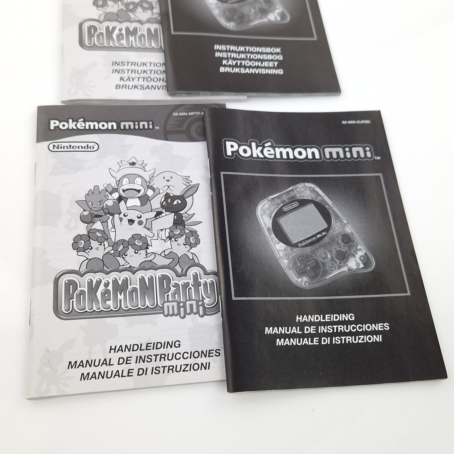 Nintendo Pokemon Mini Konsole Blau incl. Pokemon Party Mini - OVP PAL