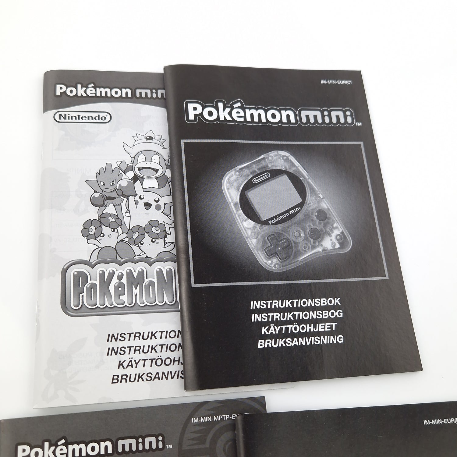 Nintendo Pokemon Mini Konsole Blau incl. Pokemon Party Mini - OVP PAL