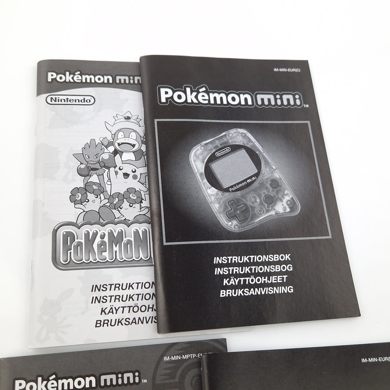Nintendo Pokemon Mini Konsole Blau incl. Pokemon Party Mini - OVP PAL