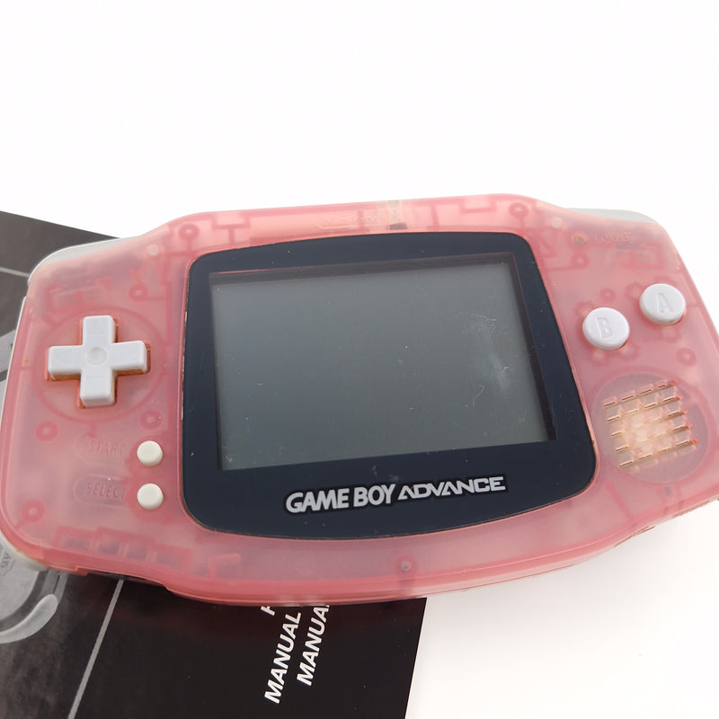 Nintendo Game Boy Advance Konsole : Wide Color Screen 32 Bit Rosa - GBA OVP PAL