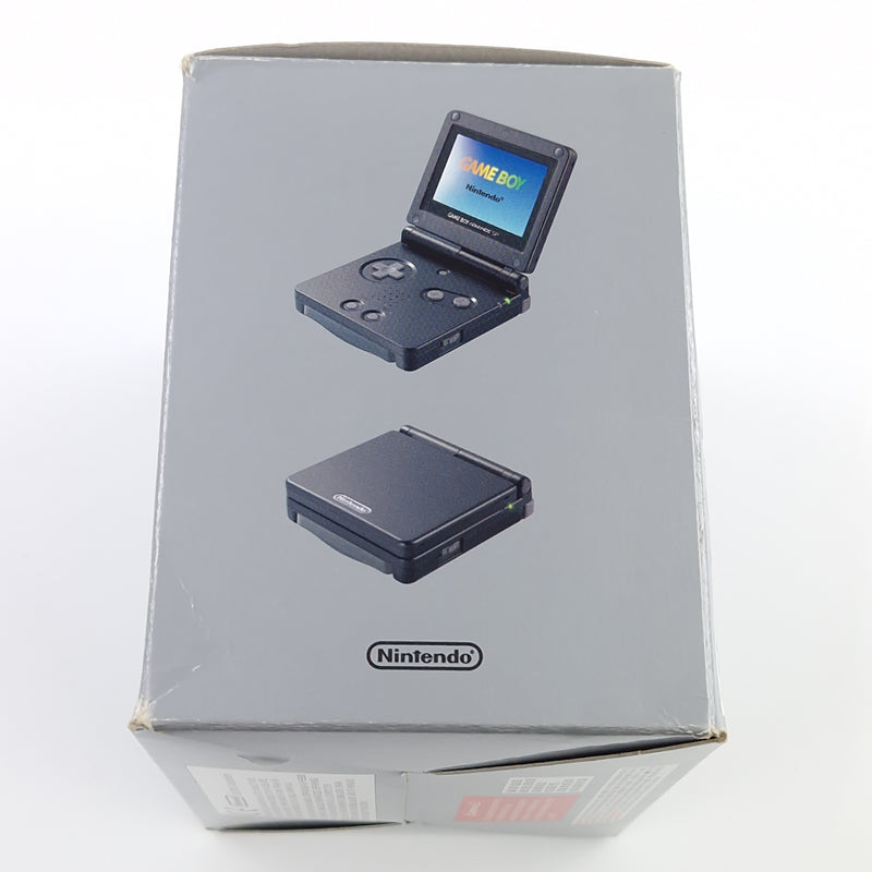 Nintendo Game Boy Advance SP Konsole : GBA Black Schwarz Noir - OVP PAL Console