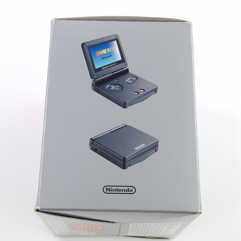 Nintendo Game Boy Advance SP Konsole : GBA Black Schwarz Noir - OVP PAL Console