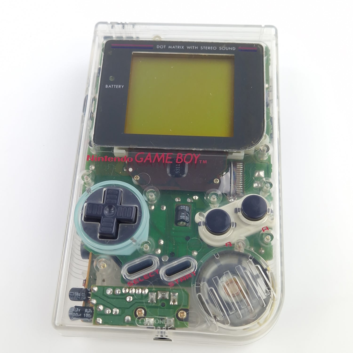 Nintendo Game Boy Classic Konsole : Hip Boy Transparent - Play it Loud Series