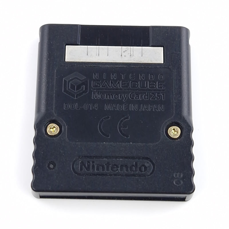 Nintendo Gamecube Zubehör : Original Speicherkarte Memory Card Schwarz Black