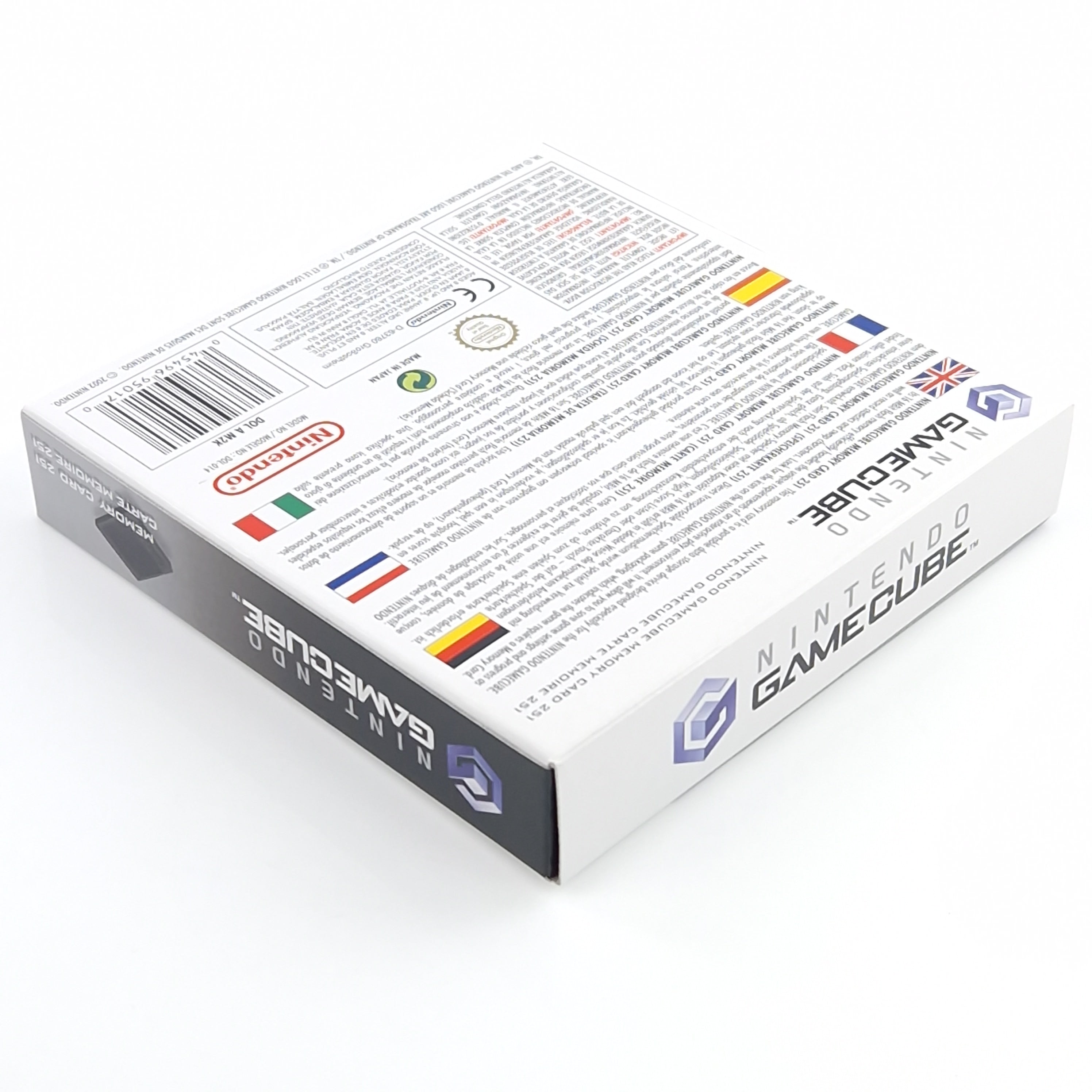 Nintendo Gamecube Zubehör : Original Speicherkarte Memory Card Schwarz OVP 01