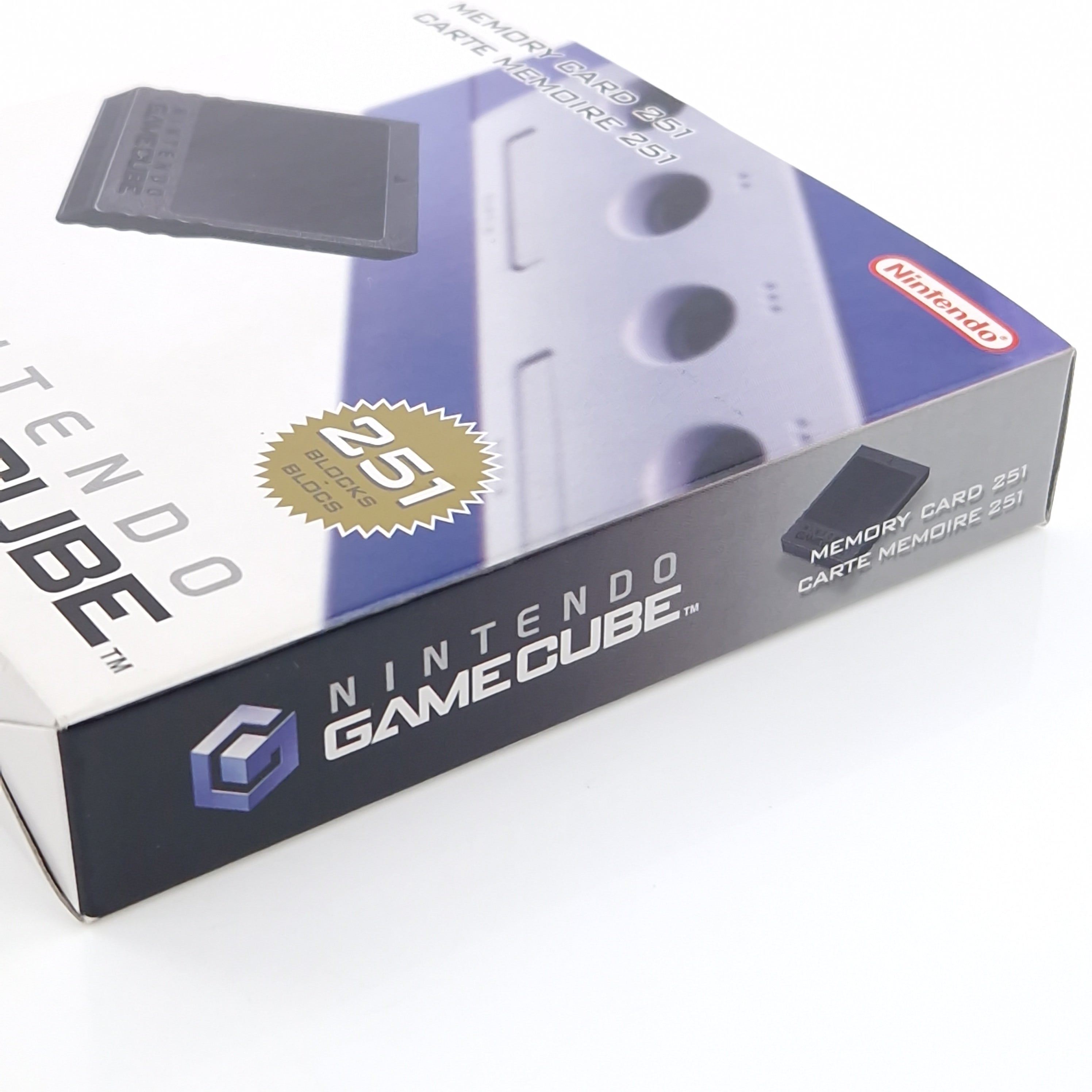 Nintendo Gamecube Zubehör : Original Speicherkarte Memory Card Schwarz OVP 02