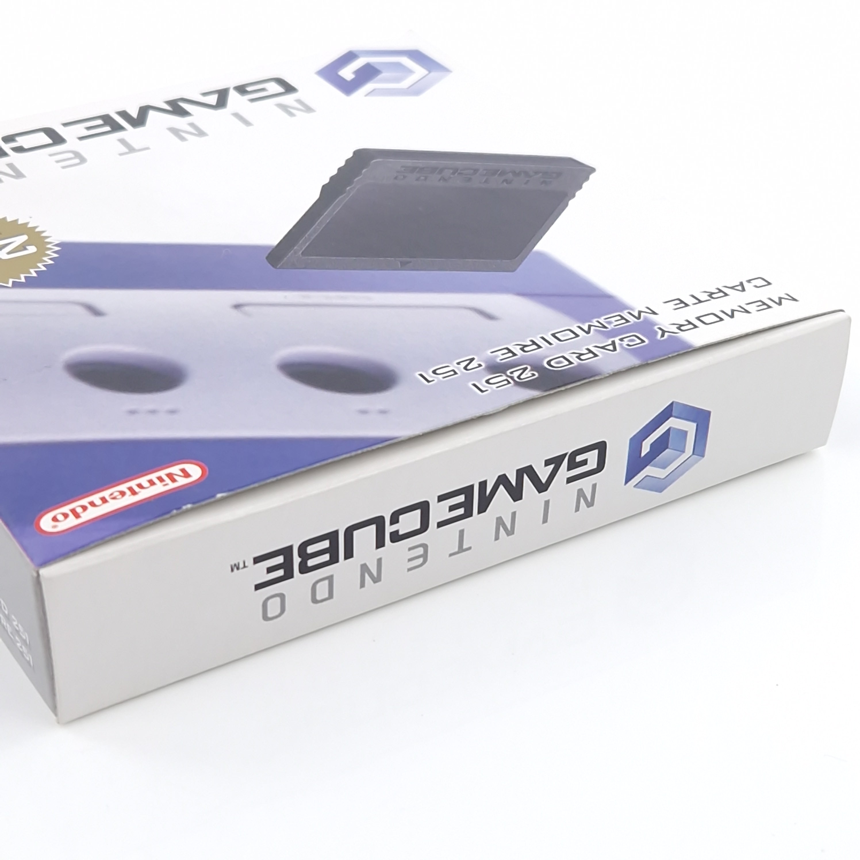 Nintendo Gamecube Zubehör : Original Speicherkarte Memory Card Schwarz OVP 02