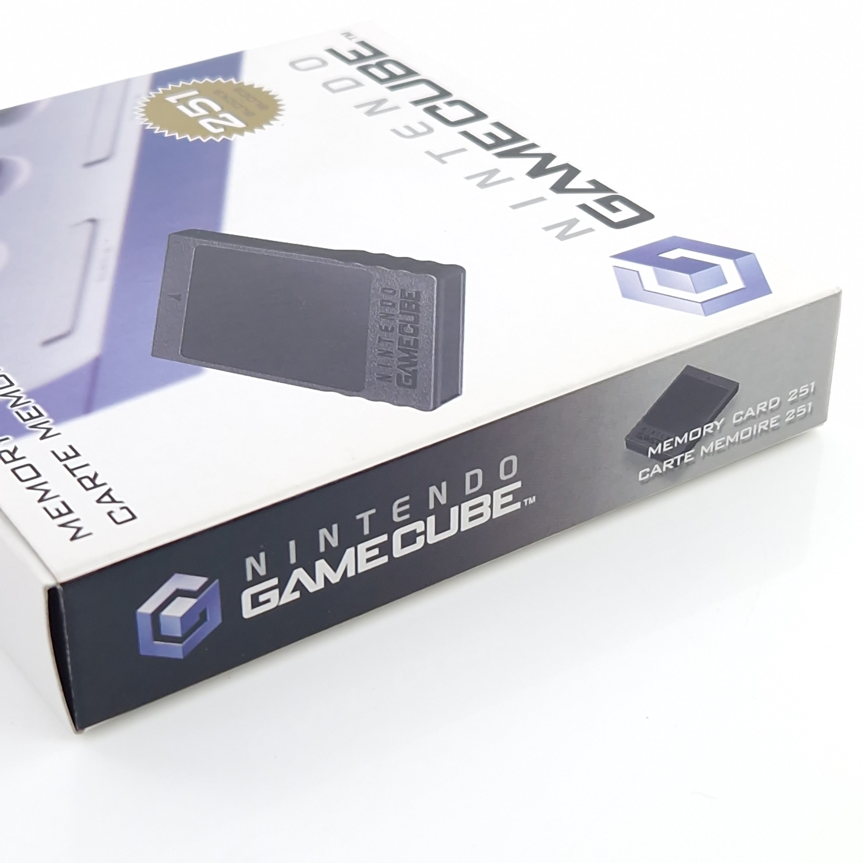 Nintendo Gamecube Zubehör : Original Speicherkarte Memory Card Schwarz OVP 02