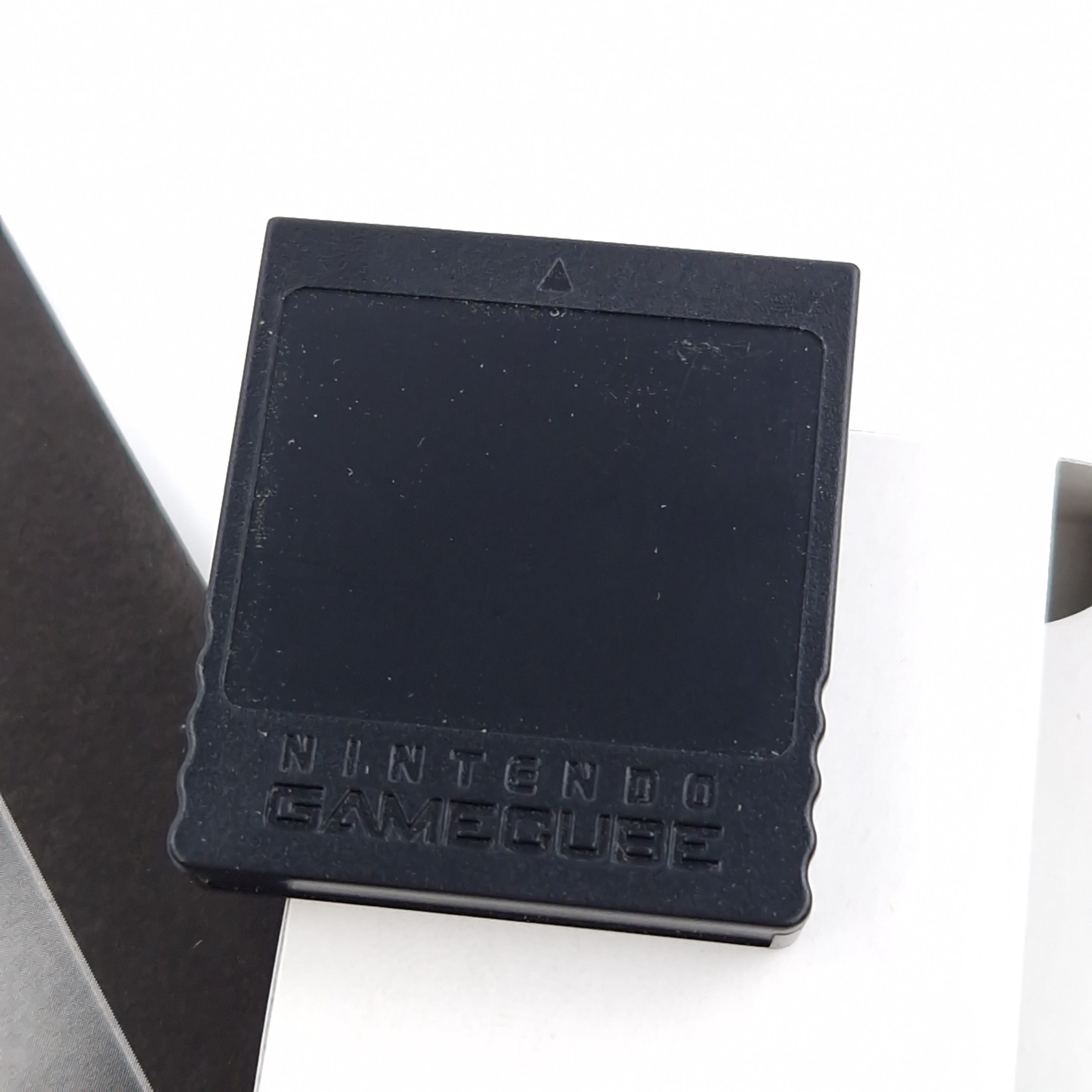 Nintendo Gamecube Zubehör : Original Speicherkarte Memory Card Schwarz OVP 02