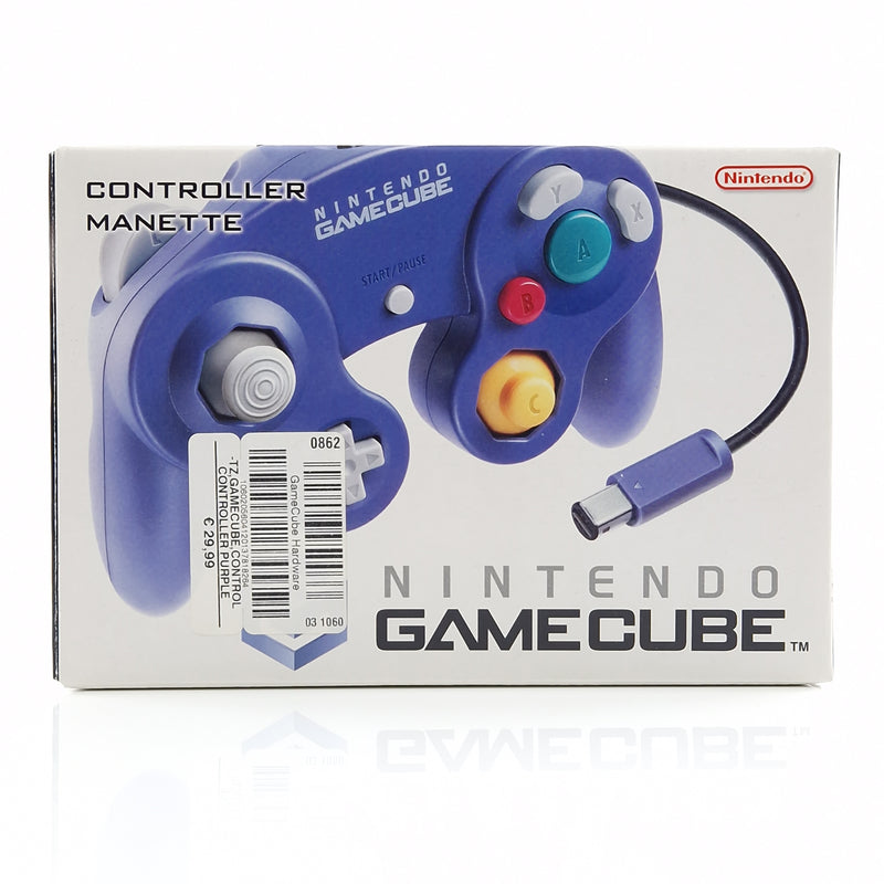 Nintendo Gamecube Zubehör : Original Purple Lila Controller Manette - NEU OVP 02