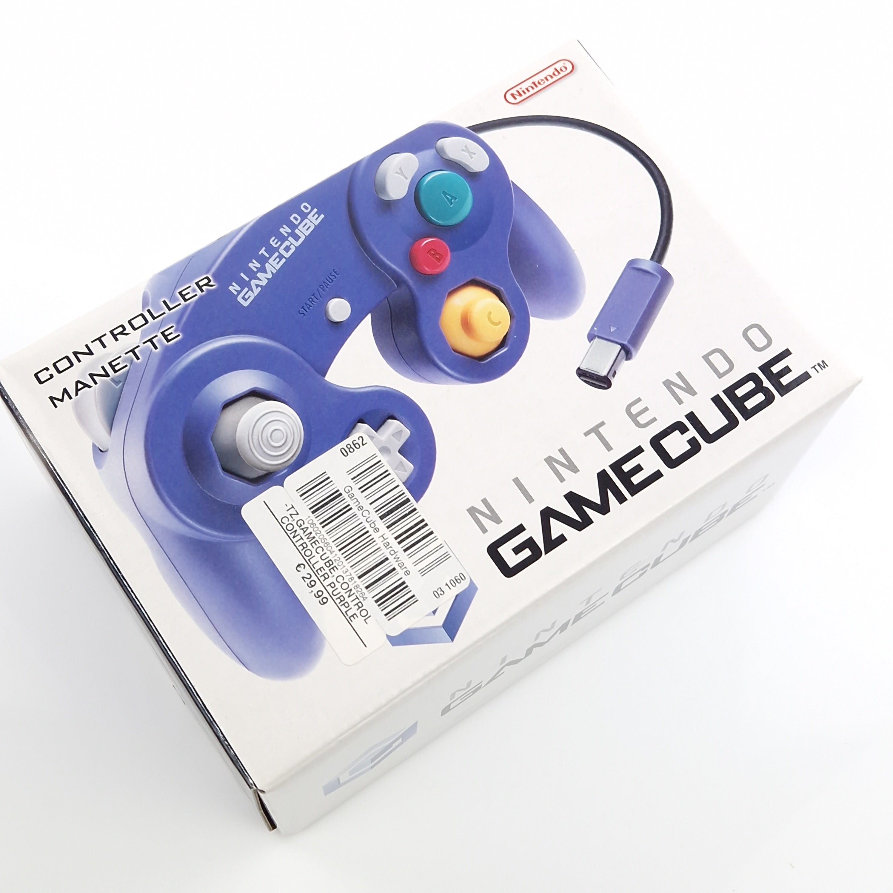 Nintendo Gamecube Zubehör : Original Purple Lila Controller Manette - NEU OVP 02