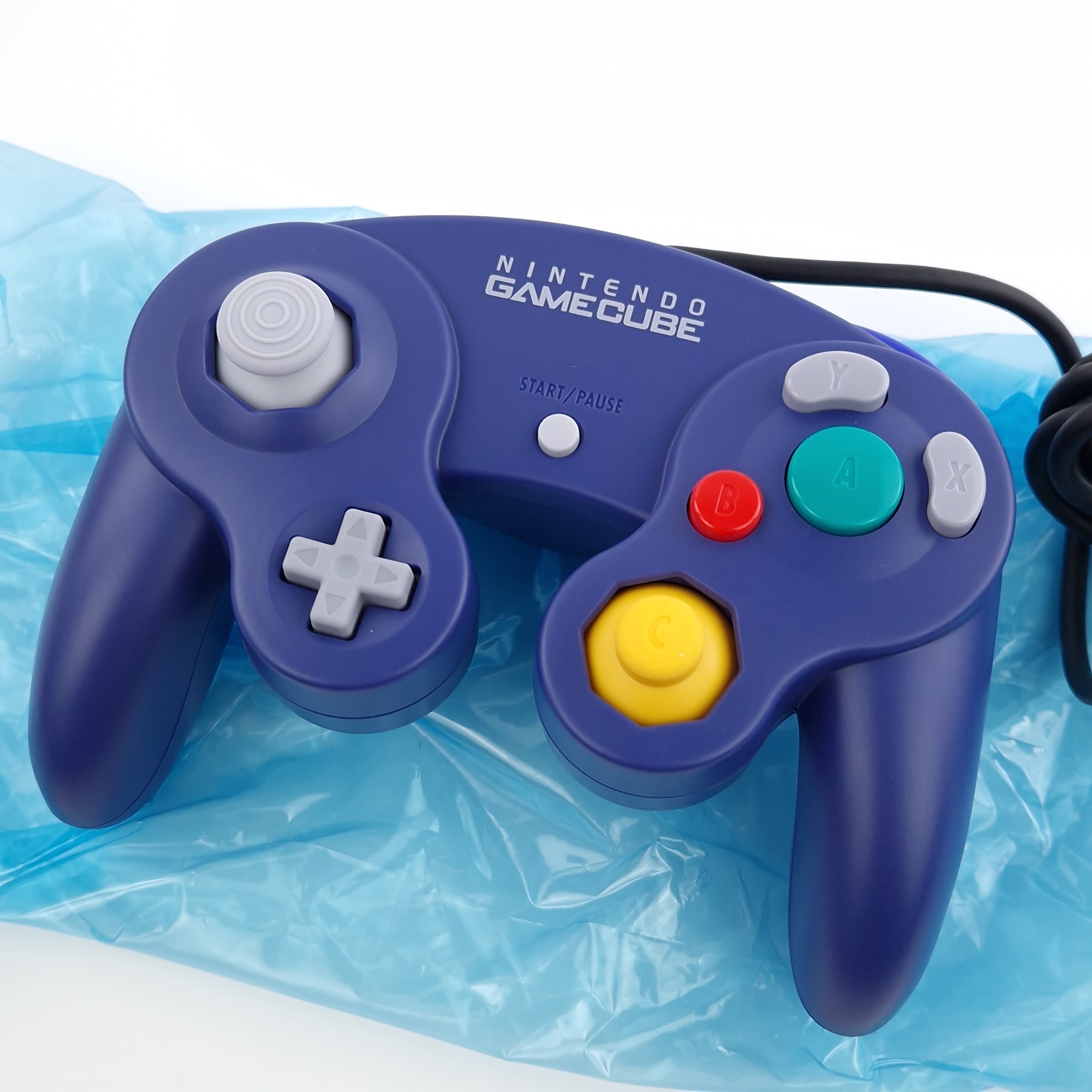 Nintendo Gamecube Zubehör : Original Purple Lila Controller Manette - NEU OVP 02