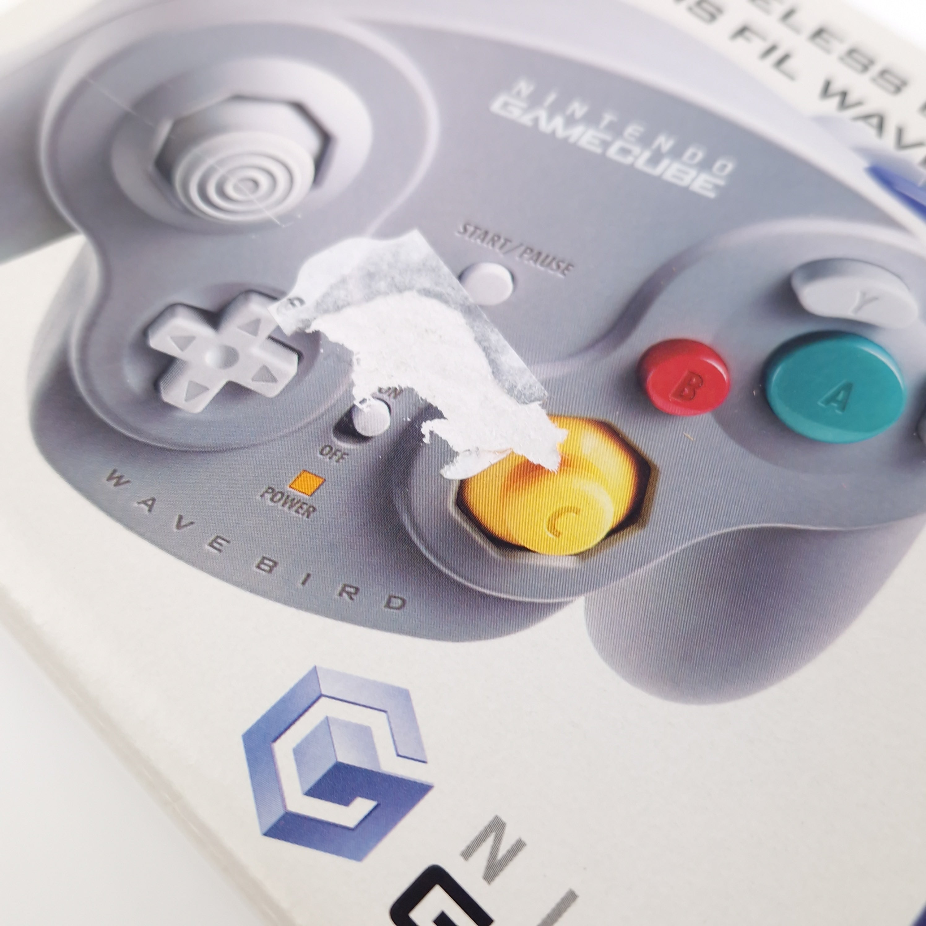 Nintendo Gamecube Zubehör : Original Wavebird Wireless Controller - OVP GC PAL