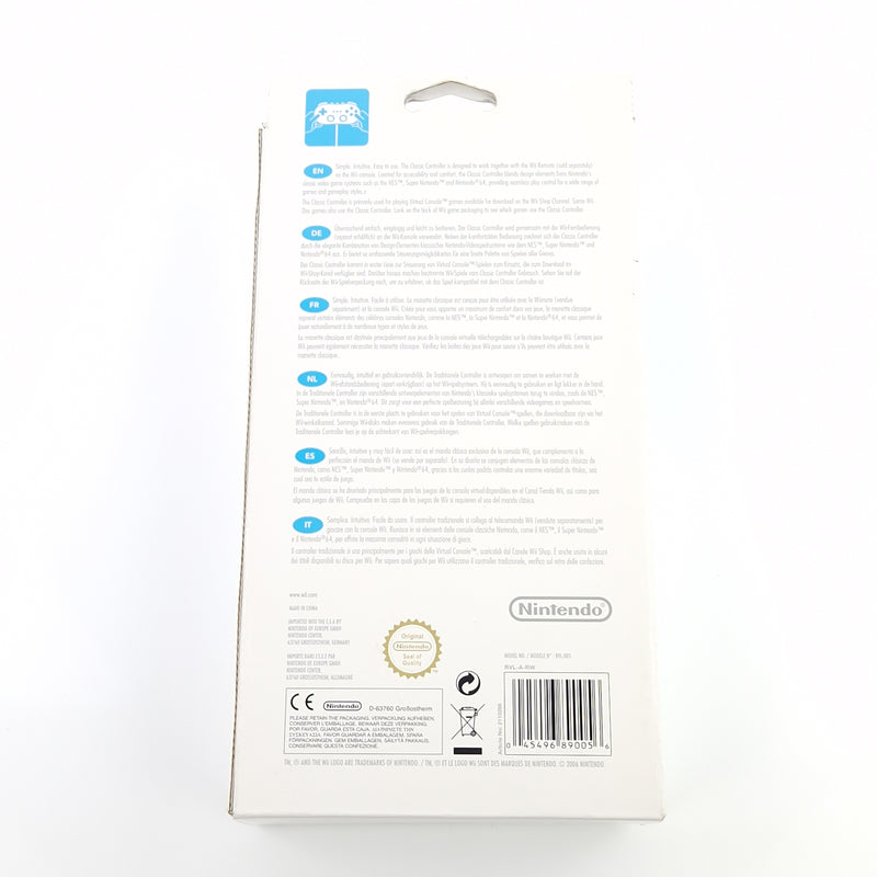 Nintendo Wii Zubehör : Original Classic Controller - NEU NEW SEALED Gamepad