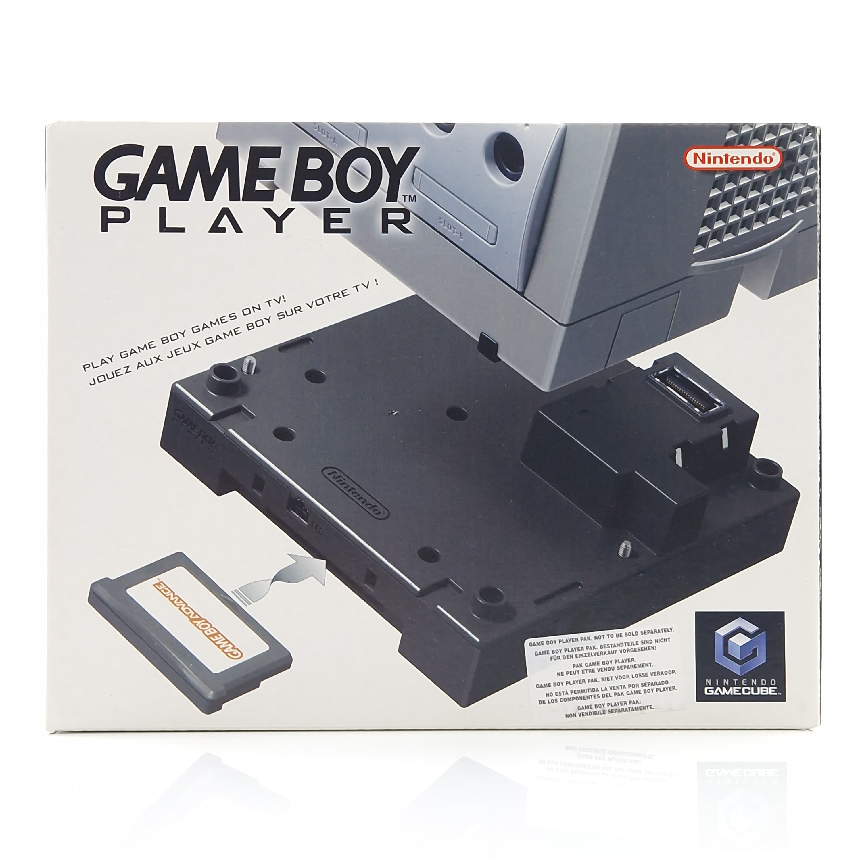 Nintendo Gamecube Zubehör : Game Boy Player Adapter - OVP vollständig PAL GC