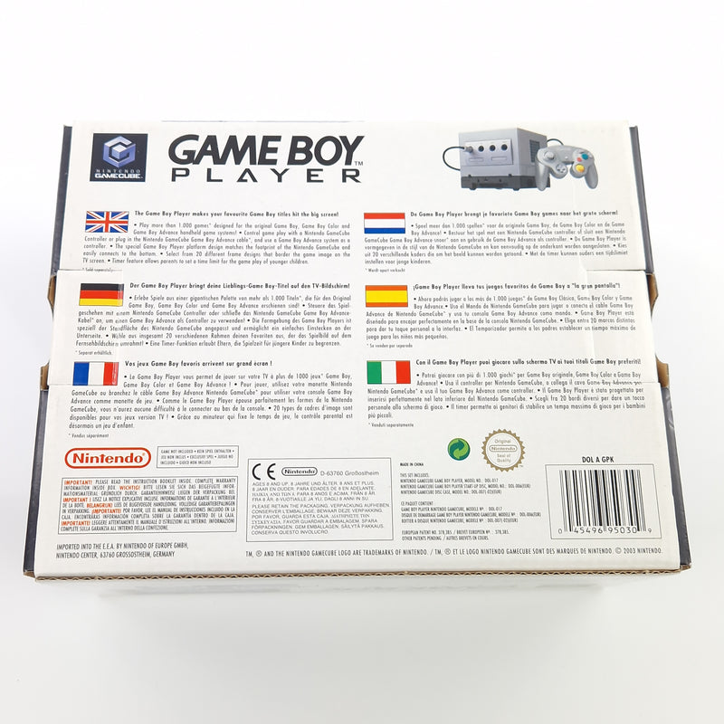 Nintendo Gamecube Zubehör : Game Boy Player Adapter - OVP vollständig PAL GC