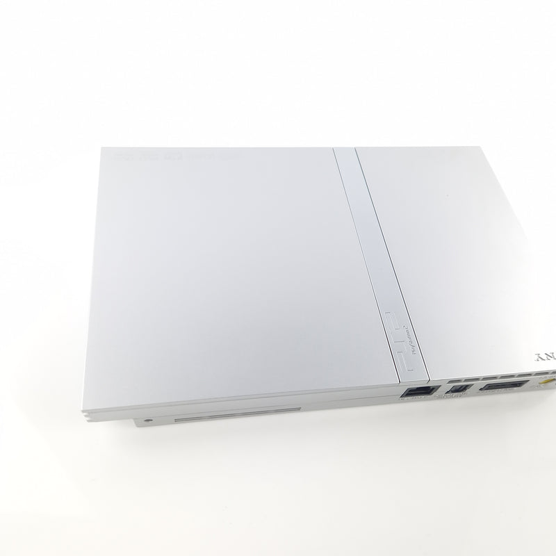 Playstation 2 Konsole : SONY Ps2 Slim Console Satin Silver - Silber OVP PAL