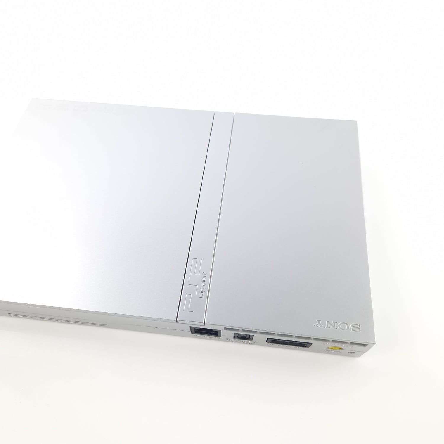 Playstation 2 Konsole : SONY Ps2 Slim Console Satin Silver - Silber OVP PAL