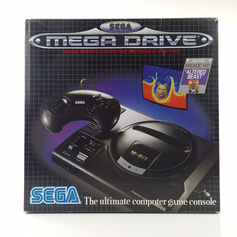 Sega Mega Drive Konsole : Altered Beast Bundle Set Erstauflage - OVP PAL Console