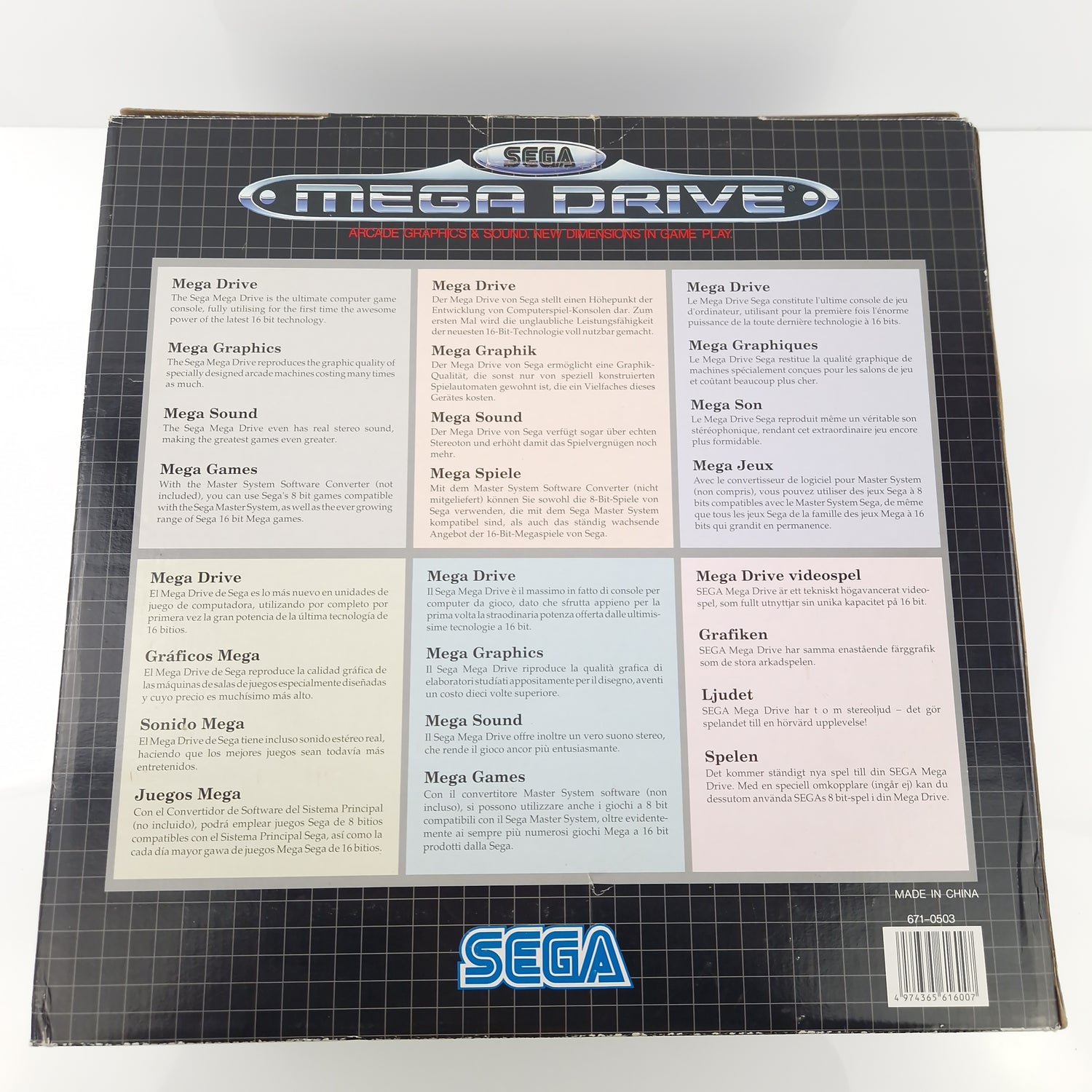 Sega Mega Drive Konsole : Altered Beast Bundle Set Erstauflage - OVP PAL Console