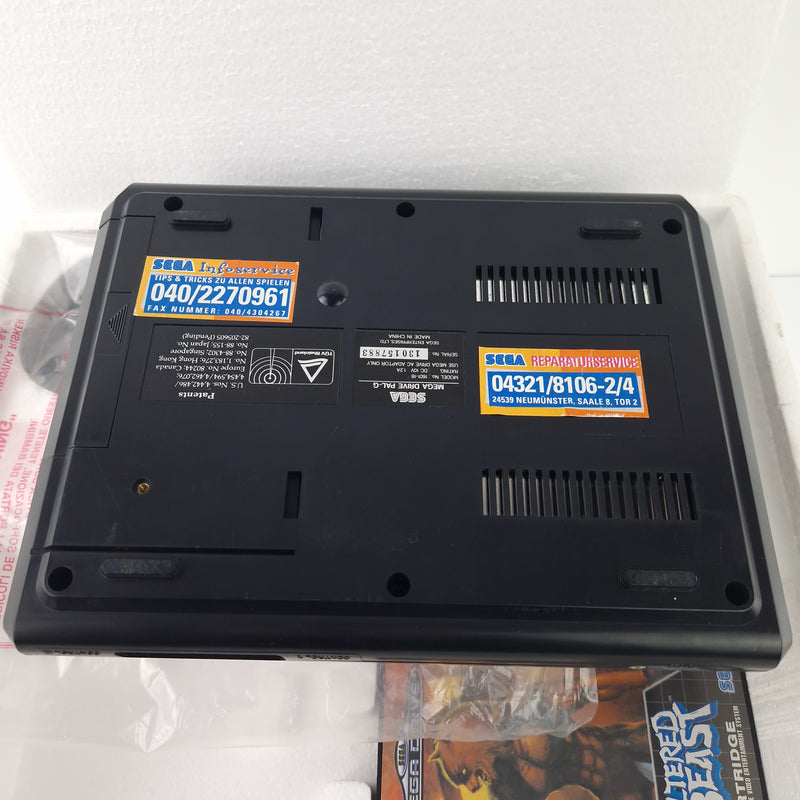 Sega Mega Drive Konsole : Altered Beast Bundle Set Erstauflage - OVP PAL Console