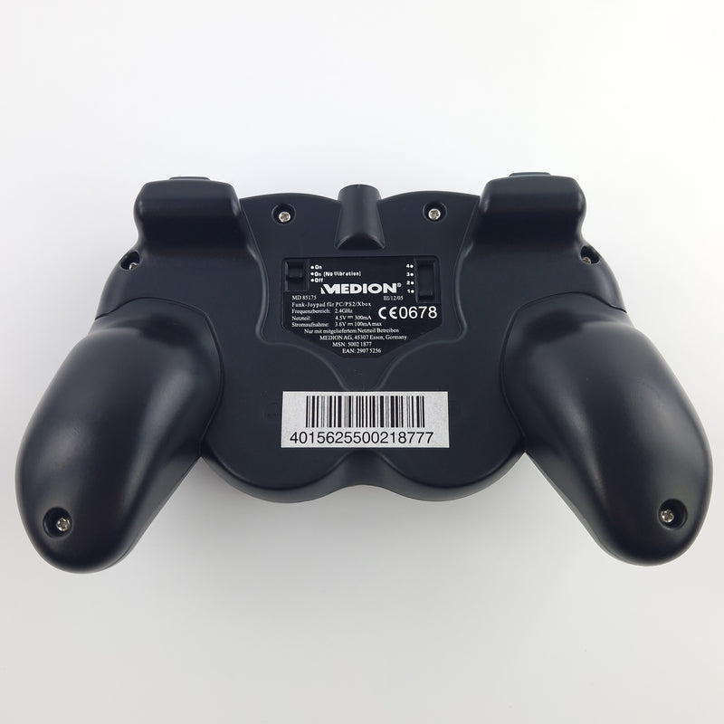 Playstation, PC, Xbox Zubehör : Medion Funk Controller MD 85715 - Joystick