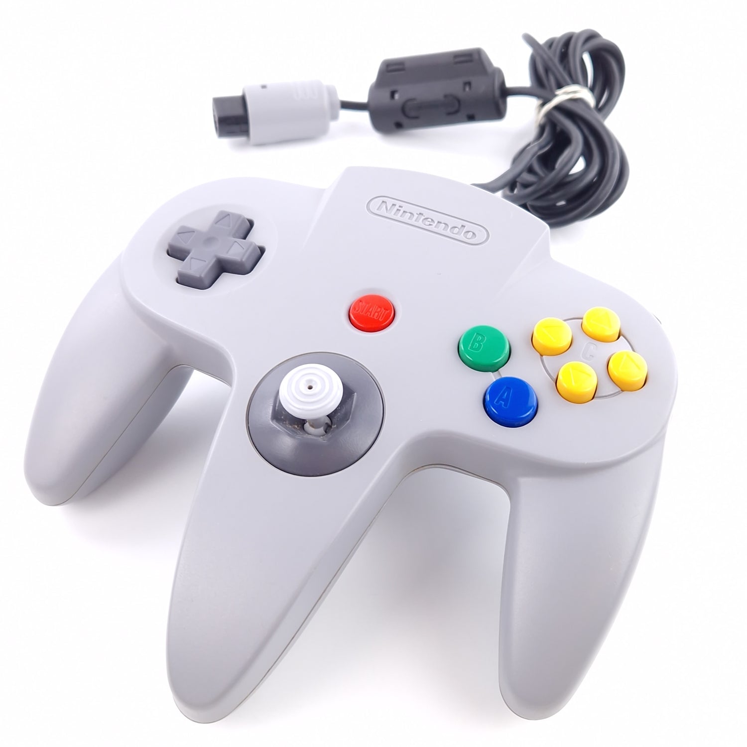 Nintendo 64 Zubehör : Original N64 Controller GRAU - PAL Gamepad Grey