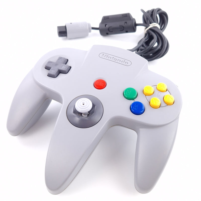 Nintendo 64 Zubehör : Original N64 Controller GRAU - PAL Gamepad Grey
