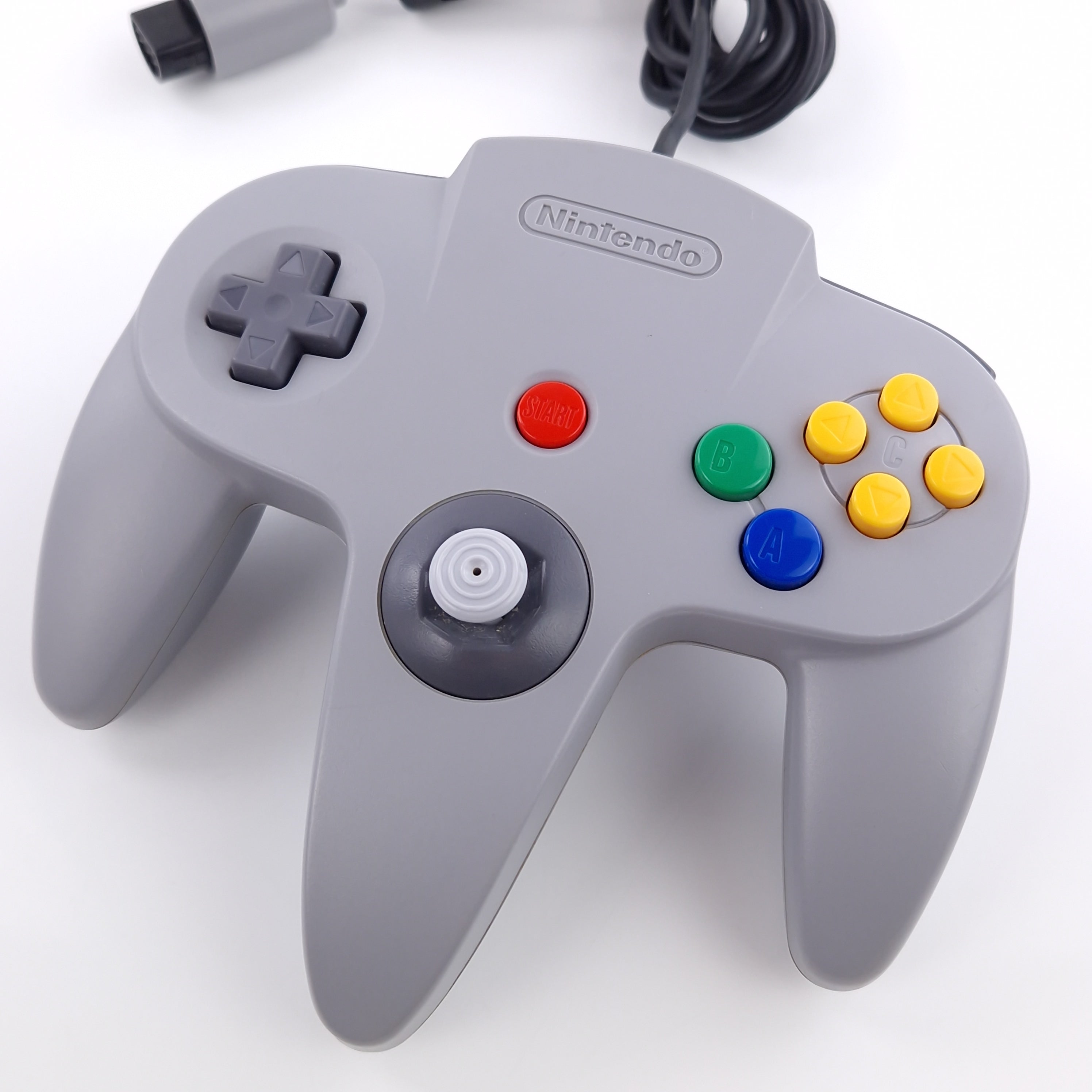 Nintendo 64 Zubehör : Original N64 Controller GRAU - PAL Gamepad Grey