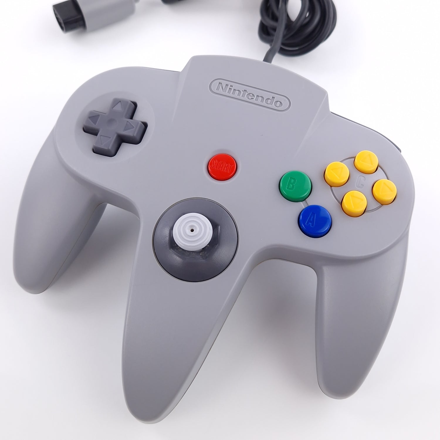 Nintendo 64 Zubehör : Original N64 Controller GRAU - PAL Gamepad Grey