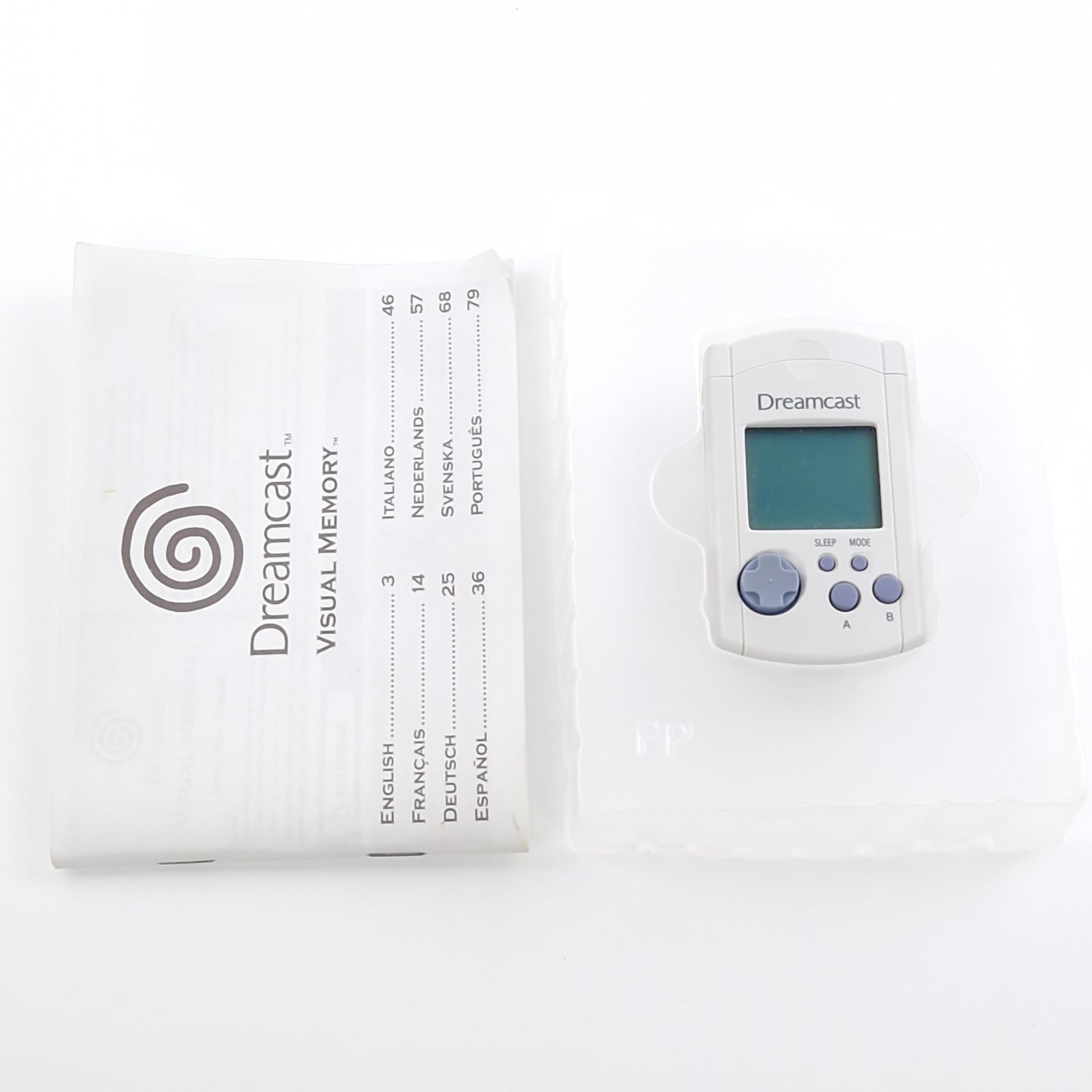 Sega Dreamcast Zubehör : Visual Memory Speicherkarte - DC Memory Card OVP PAL