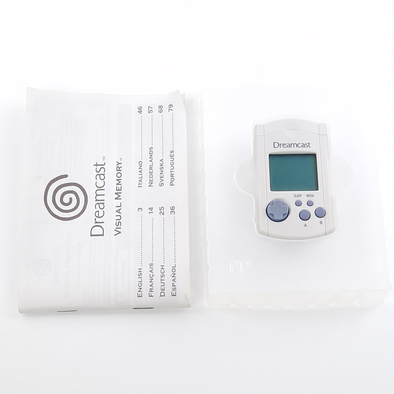Sega Dreamcast Zubehör : Visual Memory Speicherkarte - DC Memory Card OVP PAL