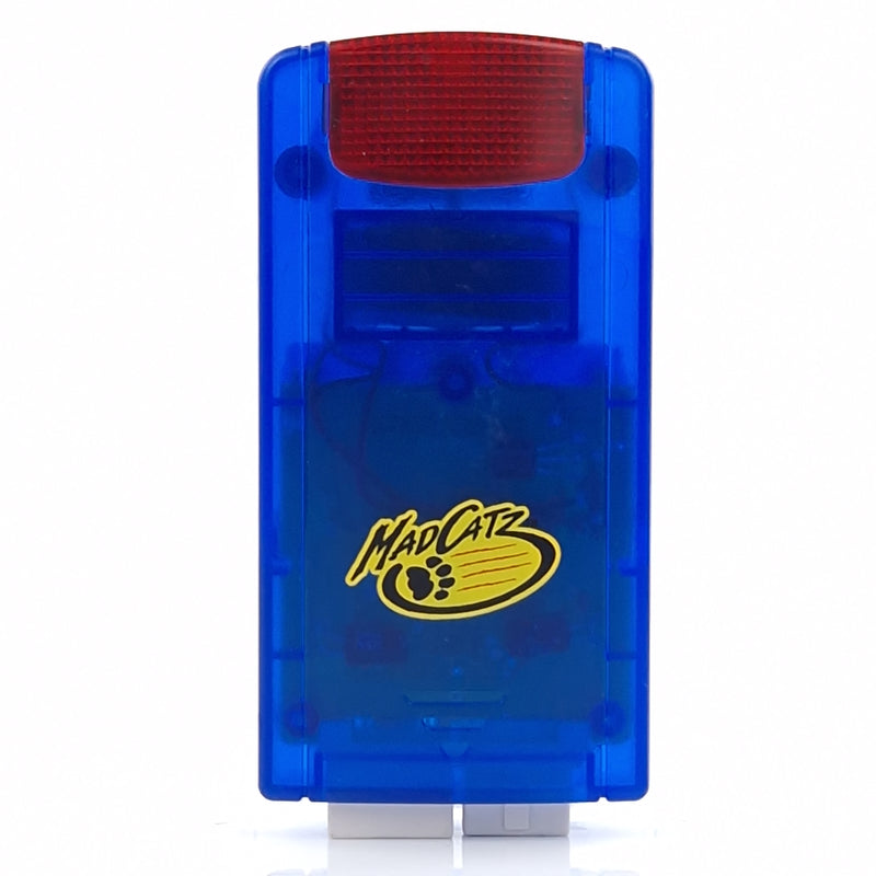 Sega Dreamcast Zubehör : Mad Catz Vibration Pack / Rumble Pack - DC Blau Transp